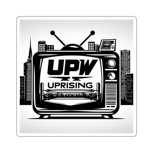 UPW UPRISING Retro TV Sticker