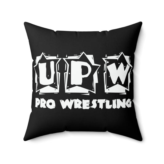 UPW White Logo Throw Pillow