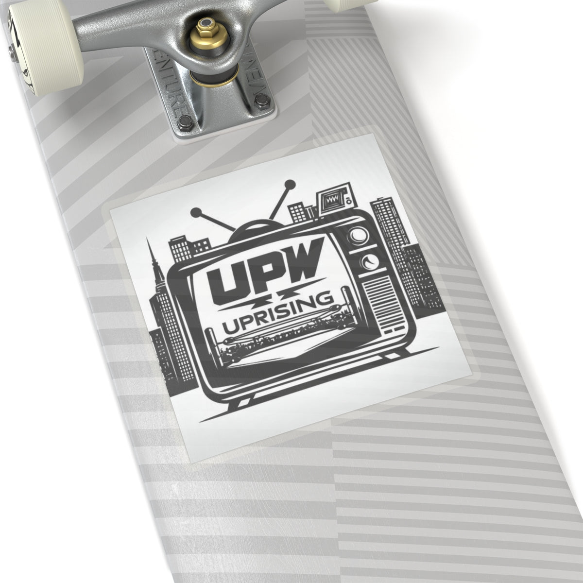 UPW UPRISING Retro TV Sticker