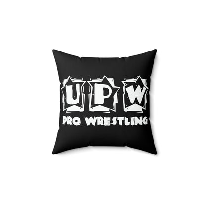 UPW White Logo Throw Pillow