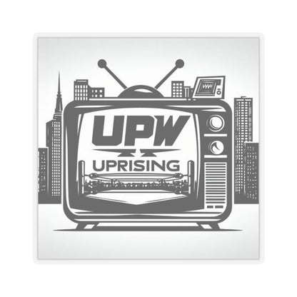 UPW UPRISING Retro TV Sticker