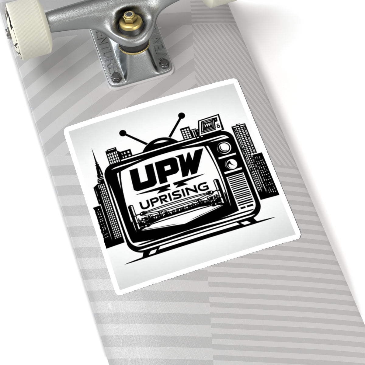 UPW UPRISING Retro TV Sticker