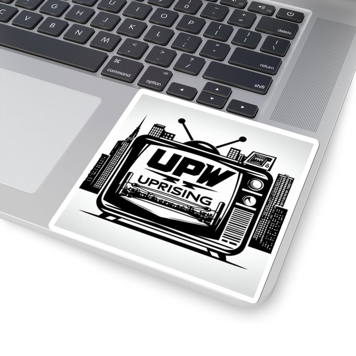 UPW UPRISING Retro TV Sticker