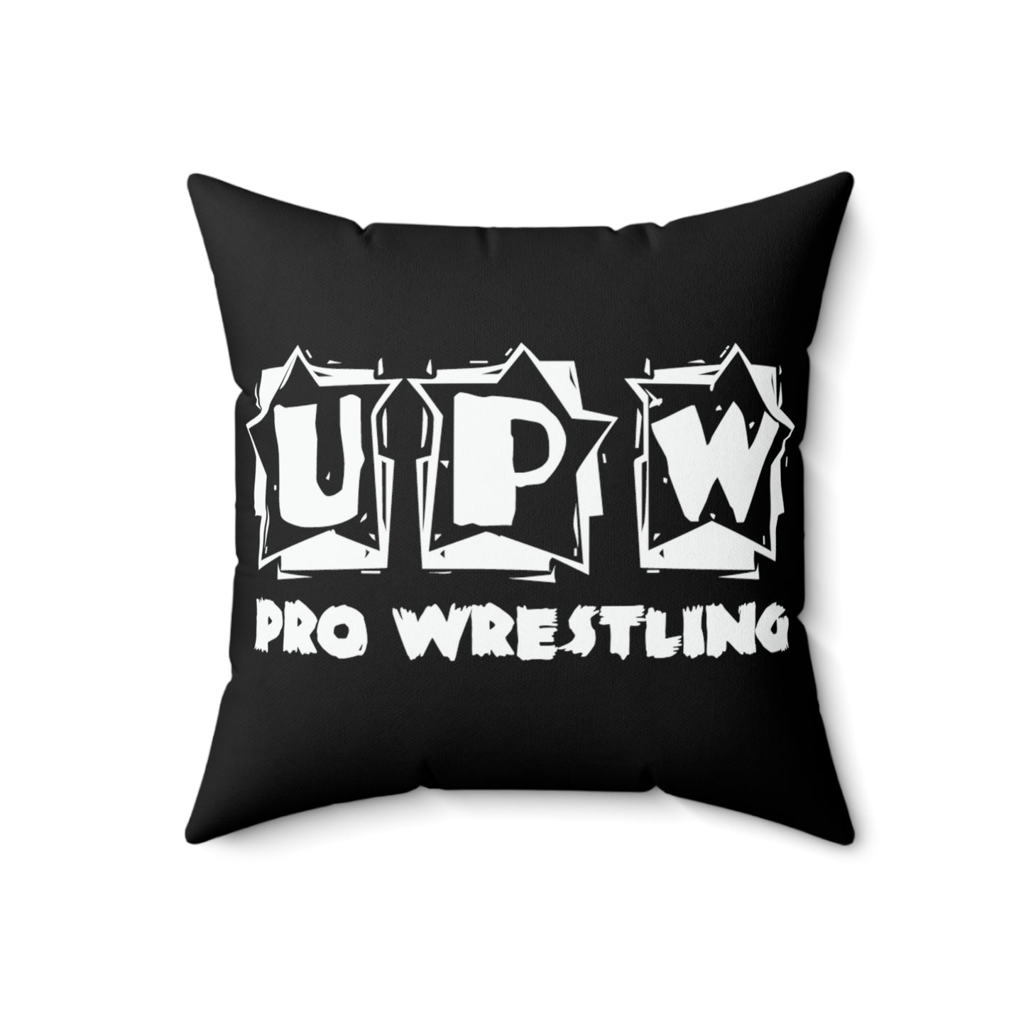 UPW White Logo Throw Pillow